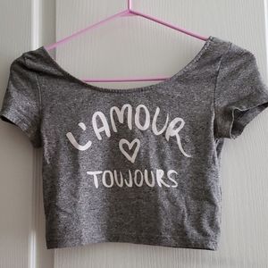 Crop Top L'Amour Toujours